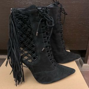 Alexander Birman booties in sued